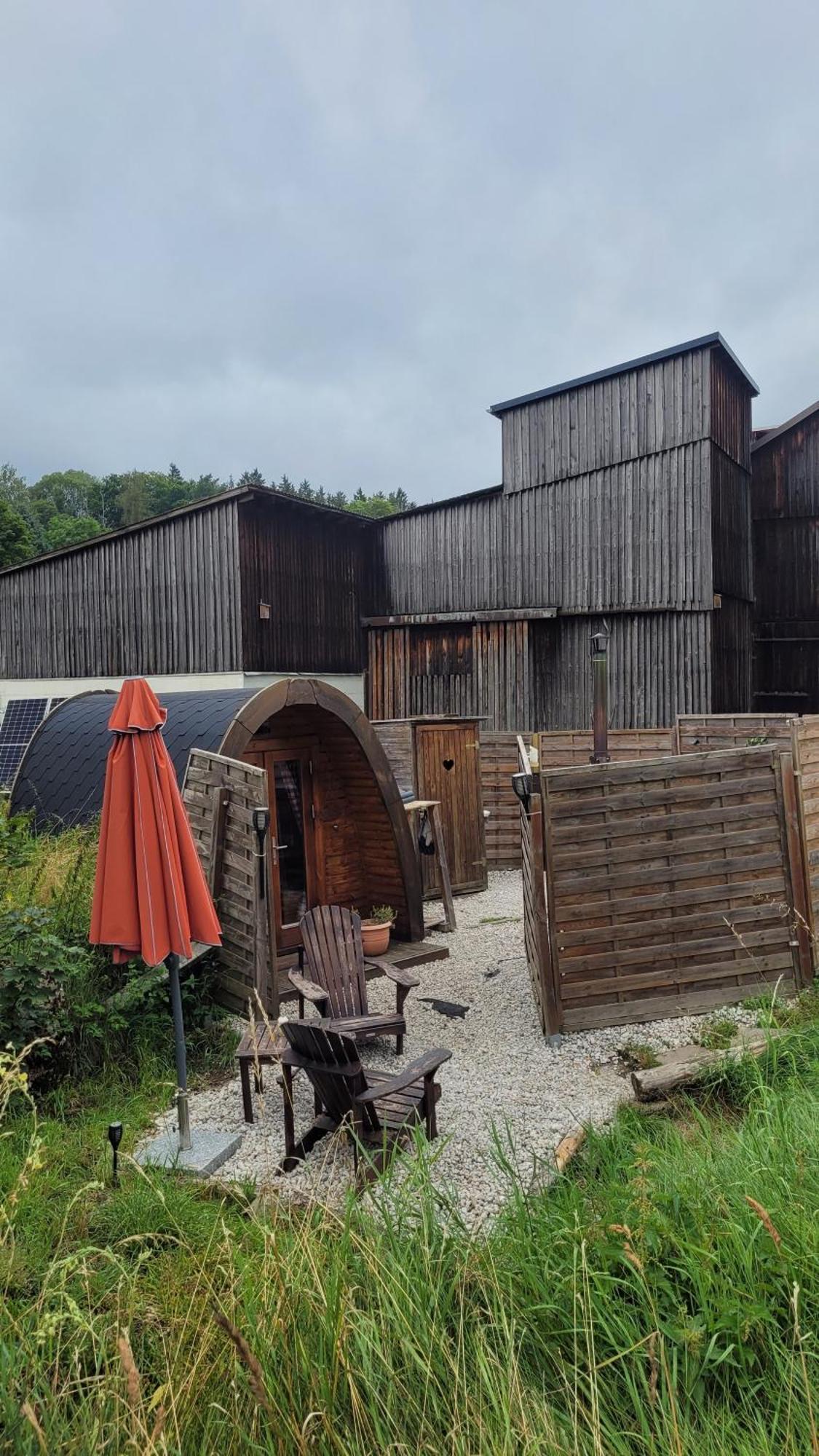 Romantischer Pod - Gegen Aufpreis Mit Hot Tub - Whirlpool & Sauna Hohenberg an der Eger المظهر الخارجي الصورة
