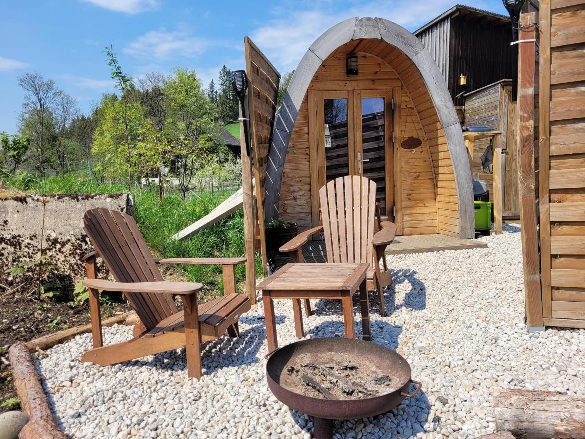 Romantischer Pod - Gegen Aufpreis Mit Hot Tub - Whirlpool & Sauna Hohenberg an der Eger المظهر الخارجي الصورة